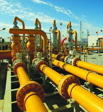 ＂西氣東輸＂工程上海末端站